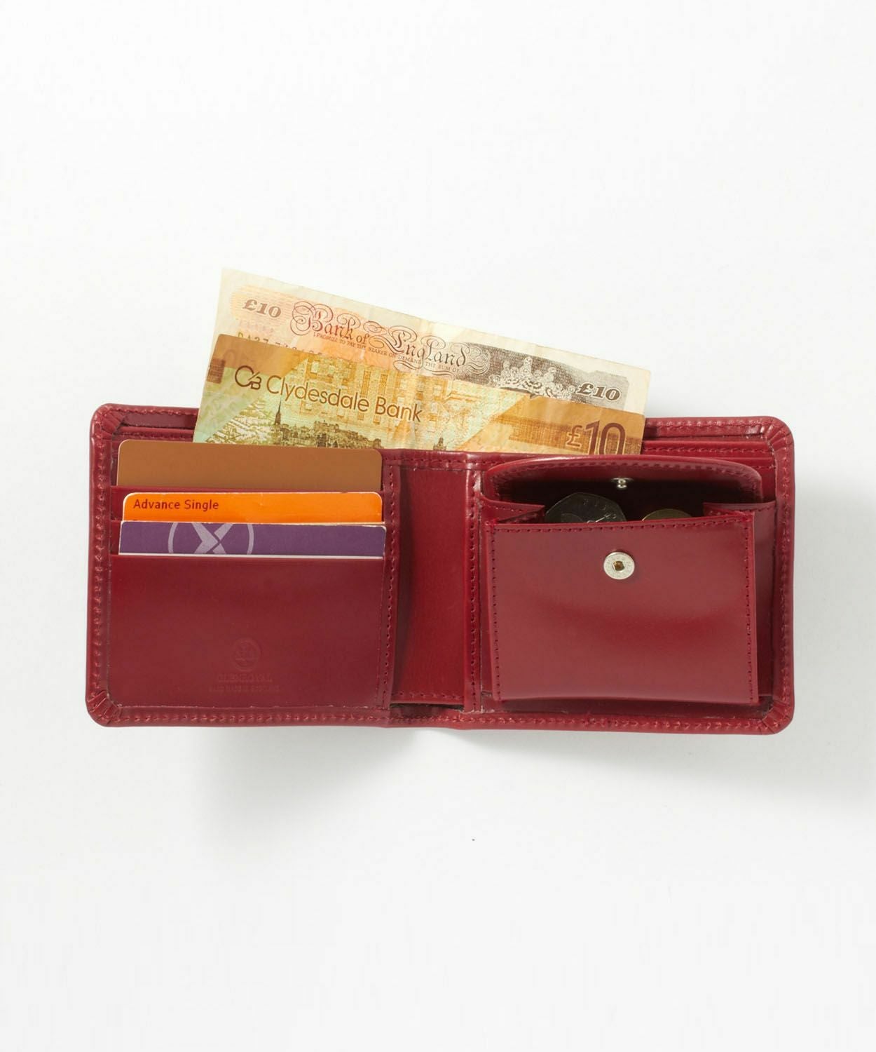 二つ折り財布 全7色 | ブライドルレザーの名門 GLENROYAL｜グレン