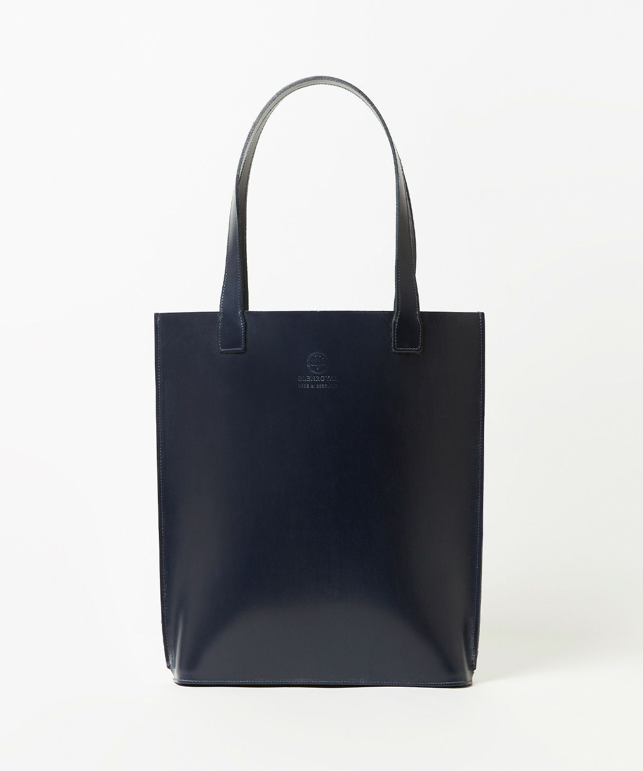 グレンロイヤル　エンボス　ブライドルレザーネイビー　トートバッグ BAG | ブライドルレザーの名門 GLENROYAL｜グレンロイヤル 公式サイト