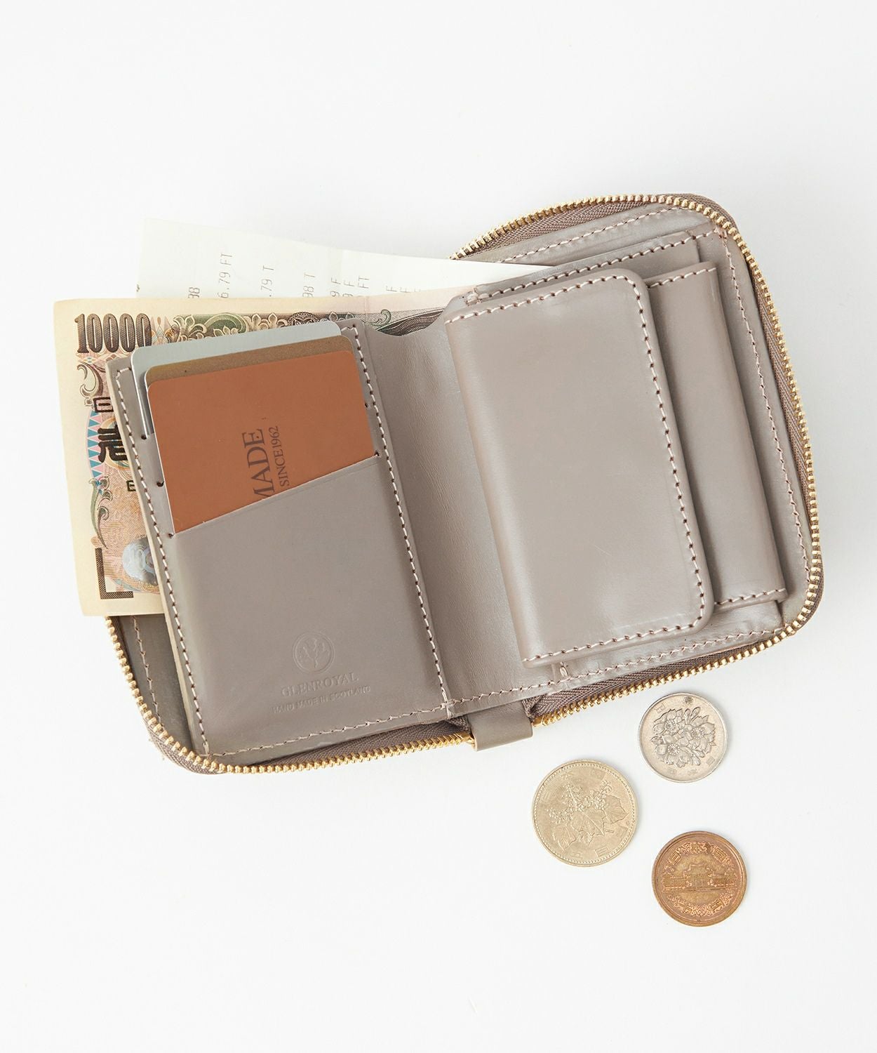 スモールジップウォレット 全6色 | ブライドルレザーの名門 GLENROYAL