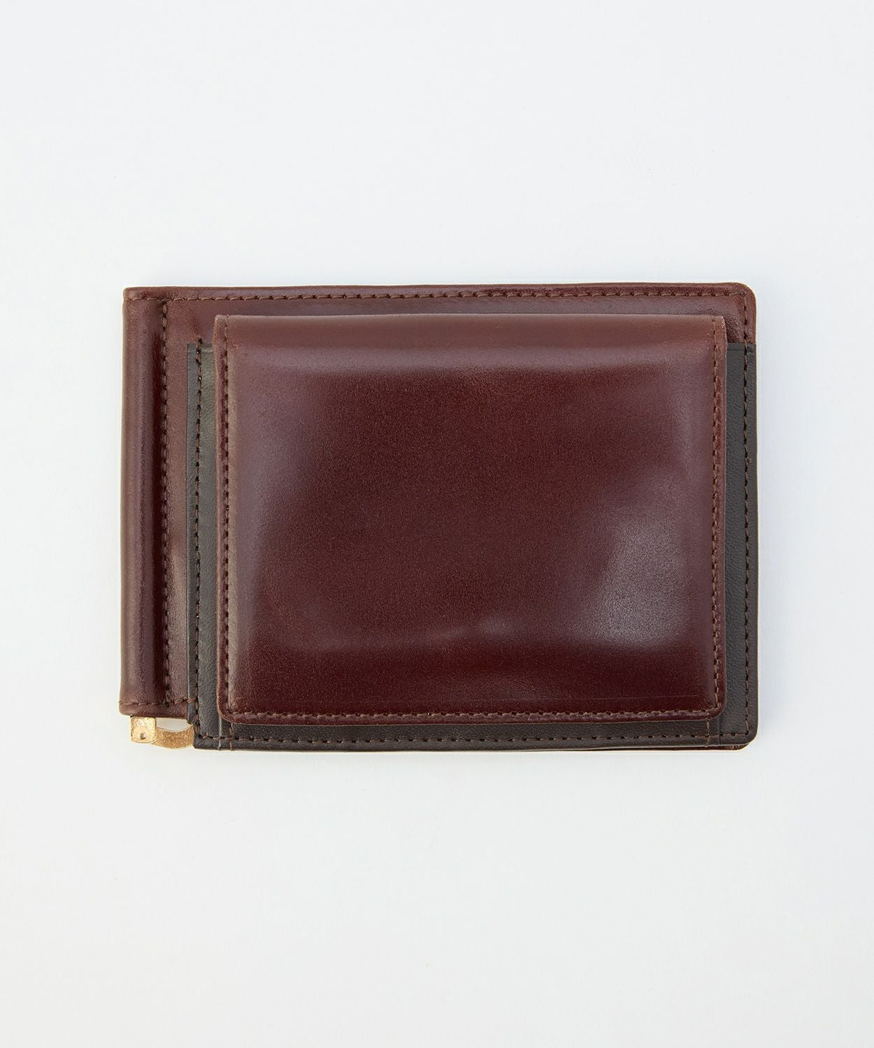 マネークリップ(小銭入れ付)(コードバン) 全3色 | ブライドルレザーの