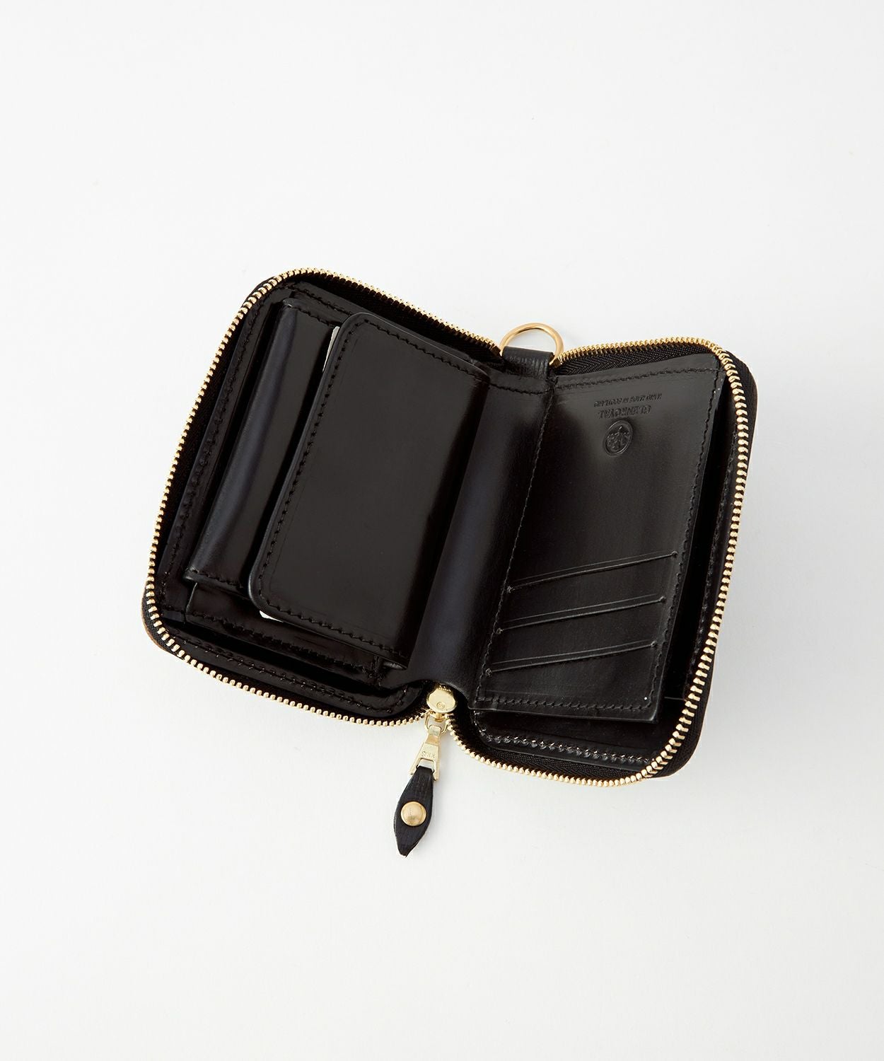 スモールジップウォレット(エンボス) 全2色 | ブライドルレザーの名門