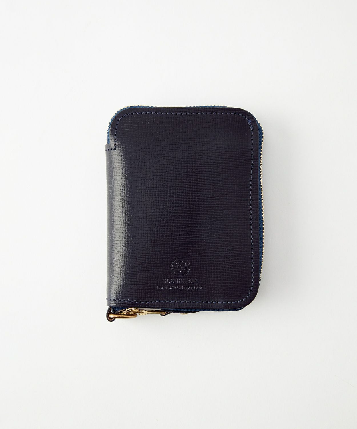 スモールジップウォレット(エンボス) 全2色 | ブライドルレザーの名門