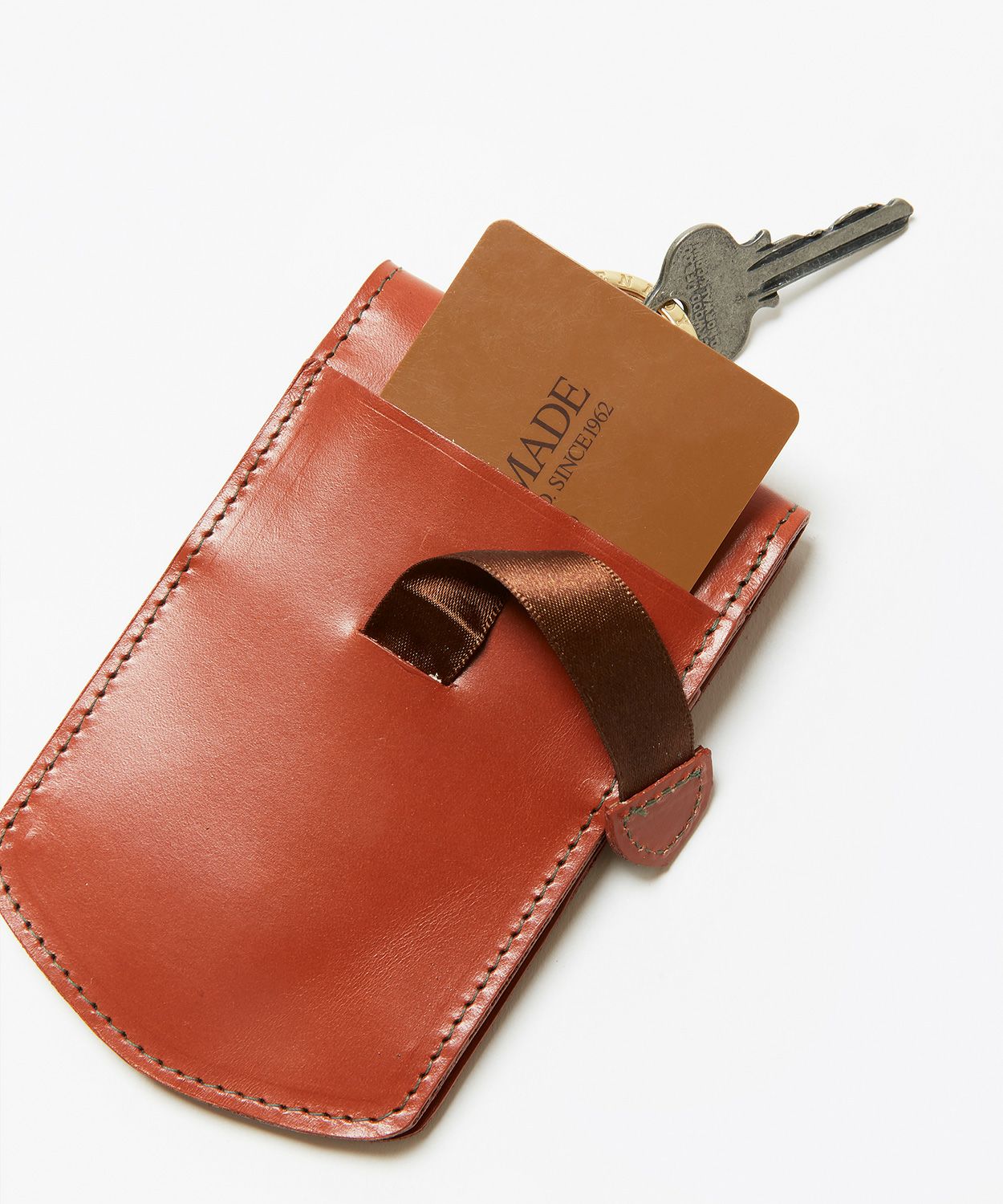 リボンタブカードケース 全2色 | ブライドルレザーの名門 GLENROYAL