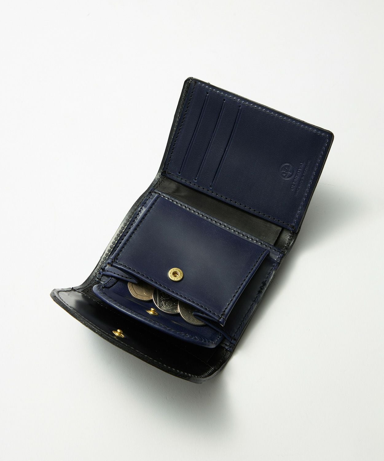 GLENROYAL公式限定]フラップ付きミニ財布(バイカラー) 全2色