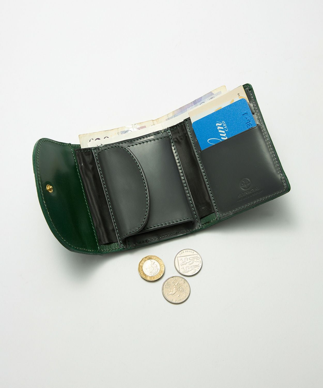 GLENROYAL公式限定]フラップ付きミニ財布(バイカラー) 全2色