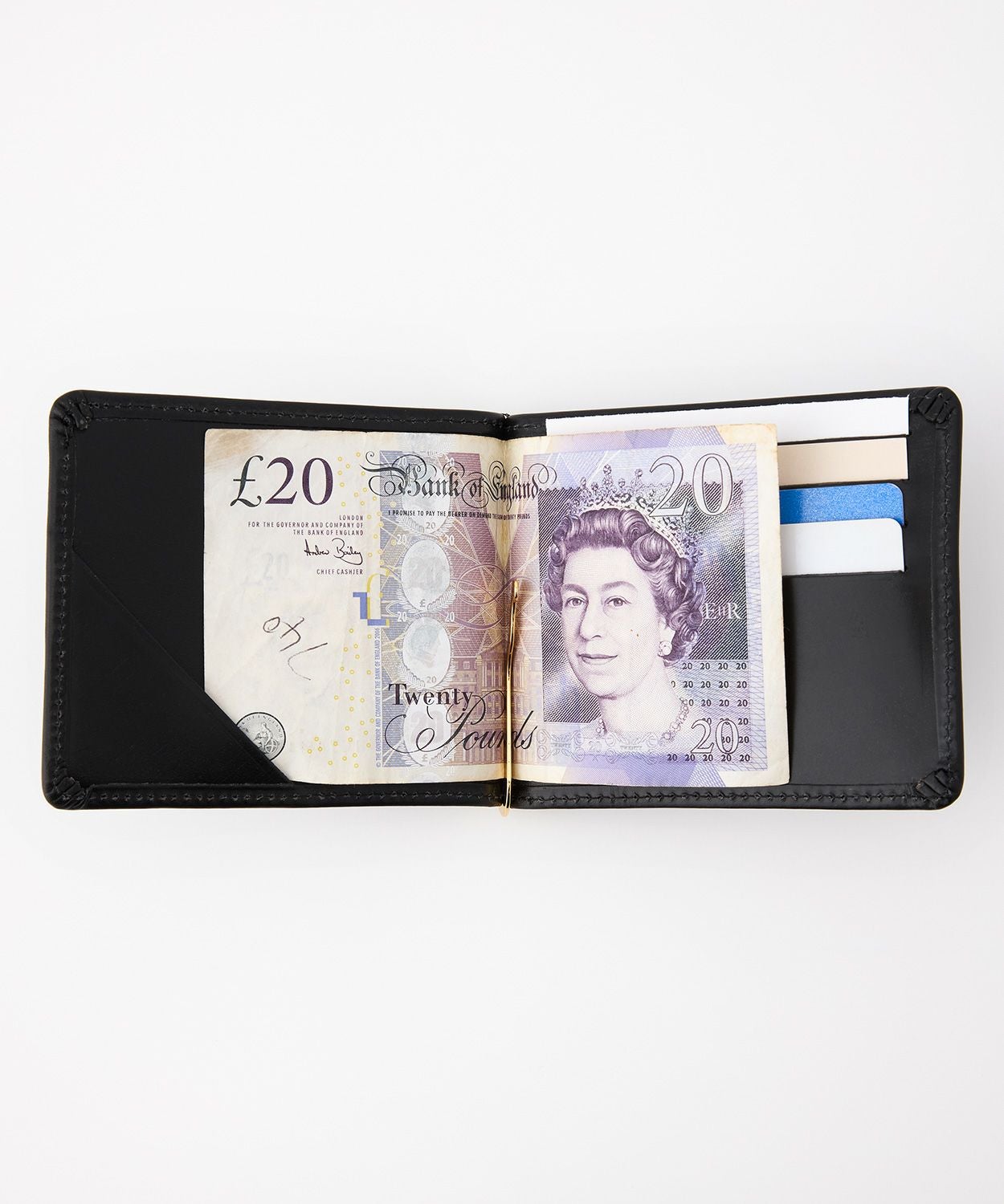 マネークリップ 全1色 | ブライドルレザーの名門 GLENROYAL｜グレン