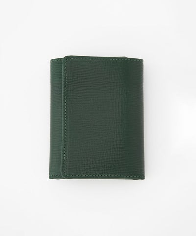コンパクト三つ折り財布(小銭入れ付)(エンボス)(バイカラー) 全2色 