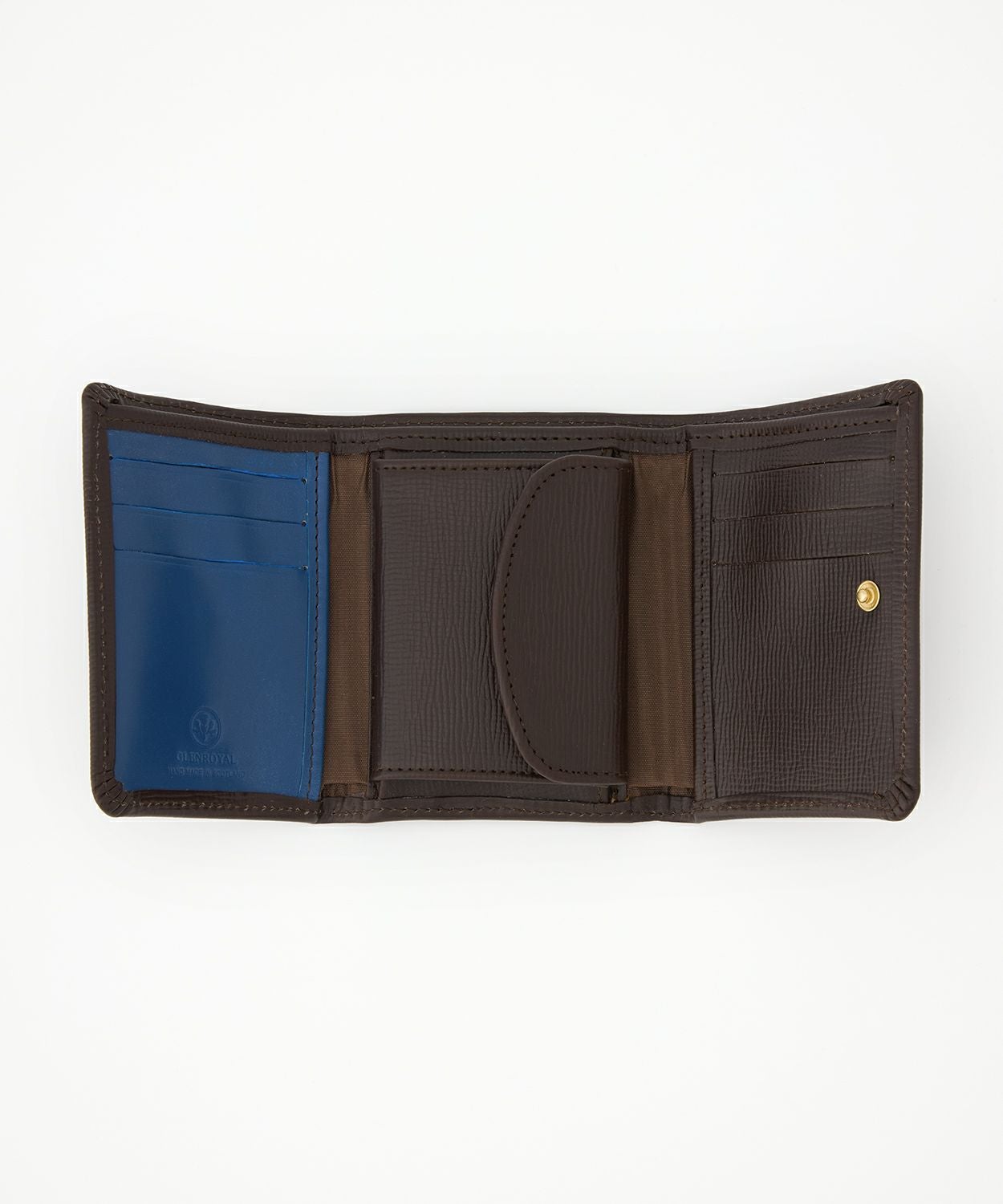 コンパクト三つ折り財布(小銭入れ付)(エンボス)(バイカラー) 全2色