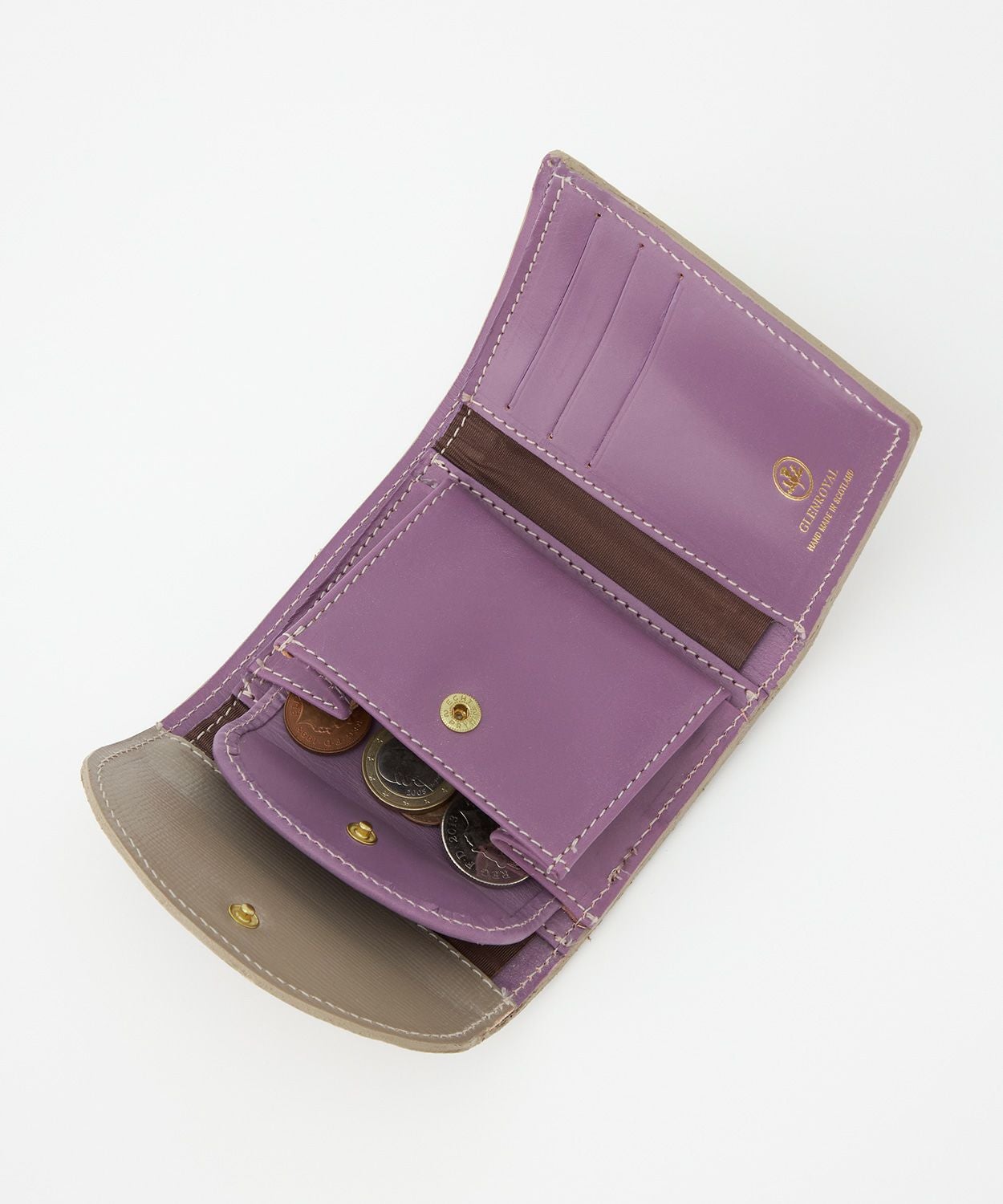 フラップ付きミニ財布(バイカラー)(グレイスコレクション) 全2色